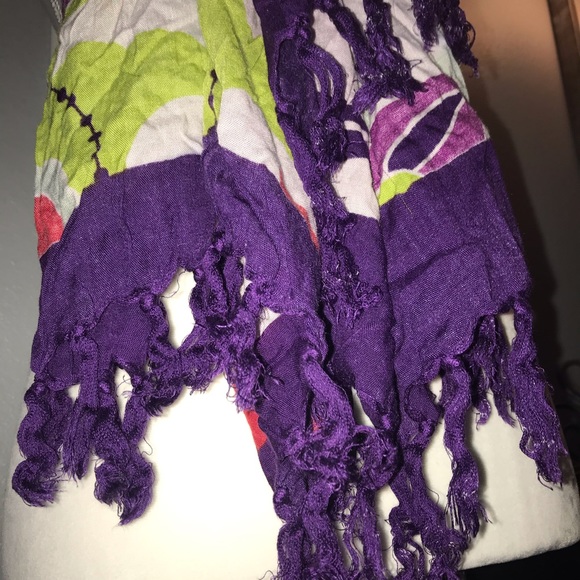 🌵Multi Color Flower Scarf - Picture 3 of 6